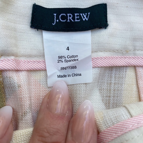 J.Crew Yellow & Orange Water Color Mini Skirt - Picture 4 of 4
